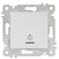 RİTA MEK TUŞ IŞIKLI ÇAĞIRMA(220V)(VİDALI) BEYAZ 1